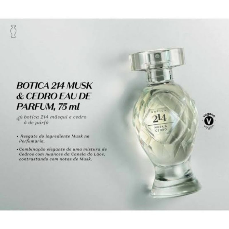 Perfume 214 Musk e Cedro: Onde Comprar | BuscaProdutos