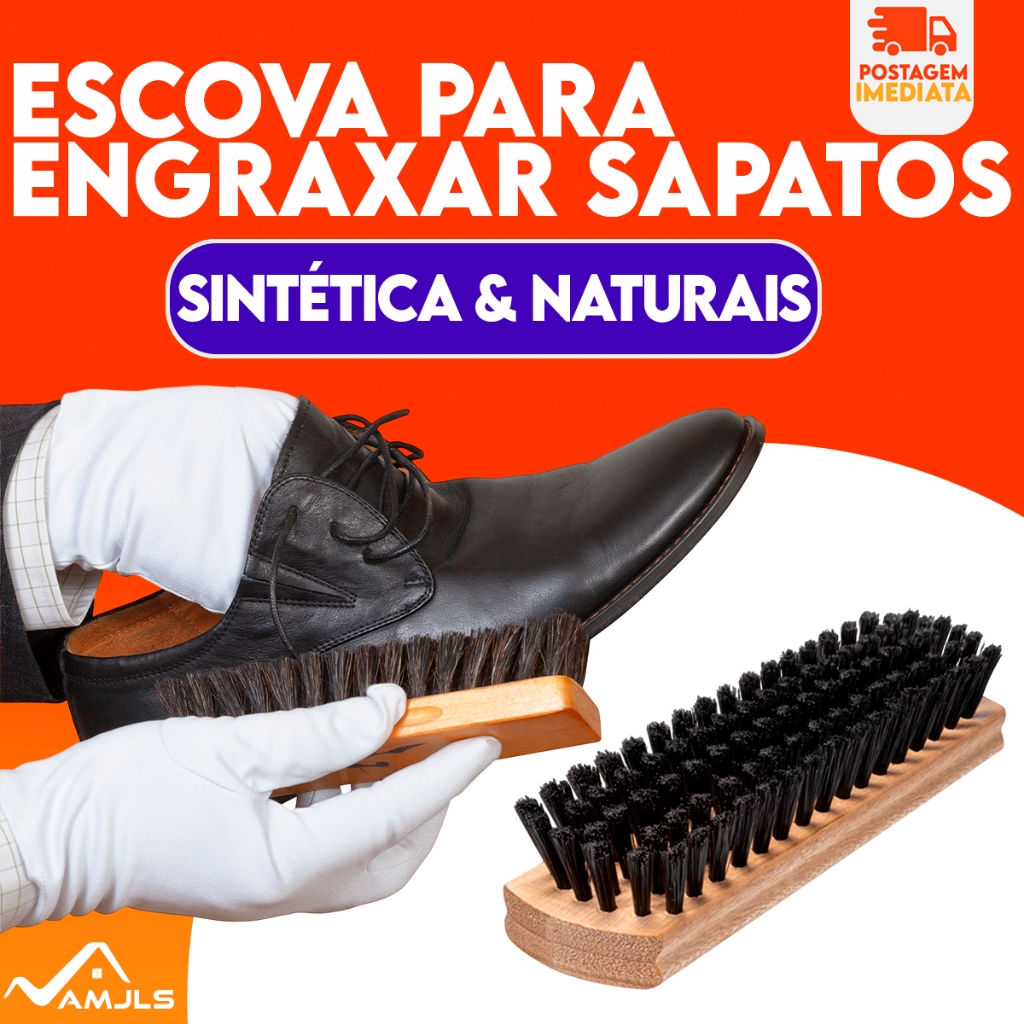 Escova Sapato Lustrar e Engraxar Macia - Condor