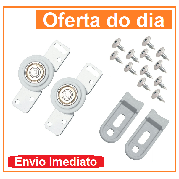 Sistema roldana porta de correr móveis rack/fechamento de pia com rolamento | Mesmo trilho baixo e cima