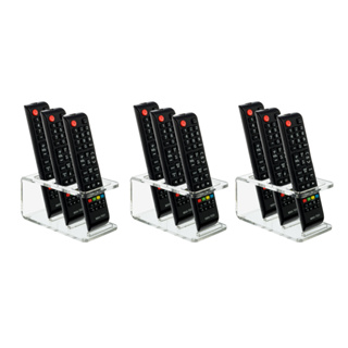3 Organizador Suporte Porta Controle Remoto Flutuante Acrílico Decoração Enfeite em Oferta na Shopee