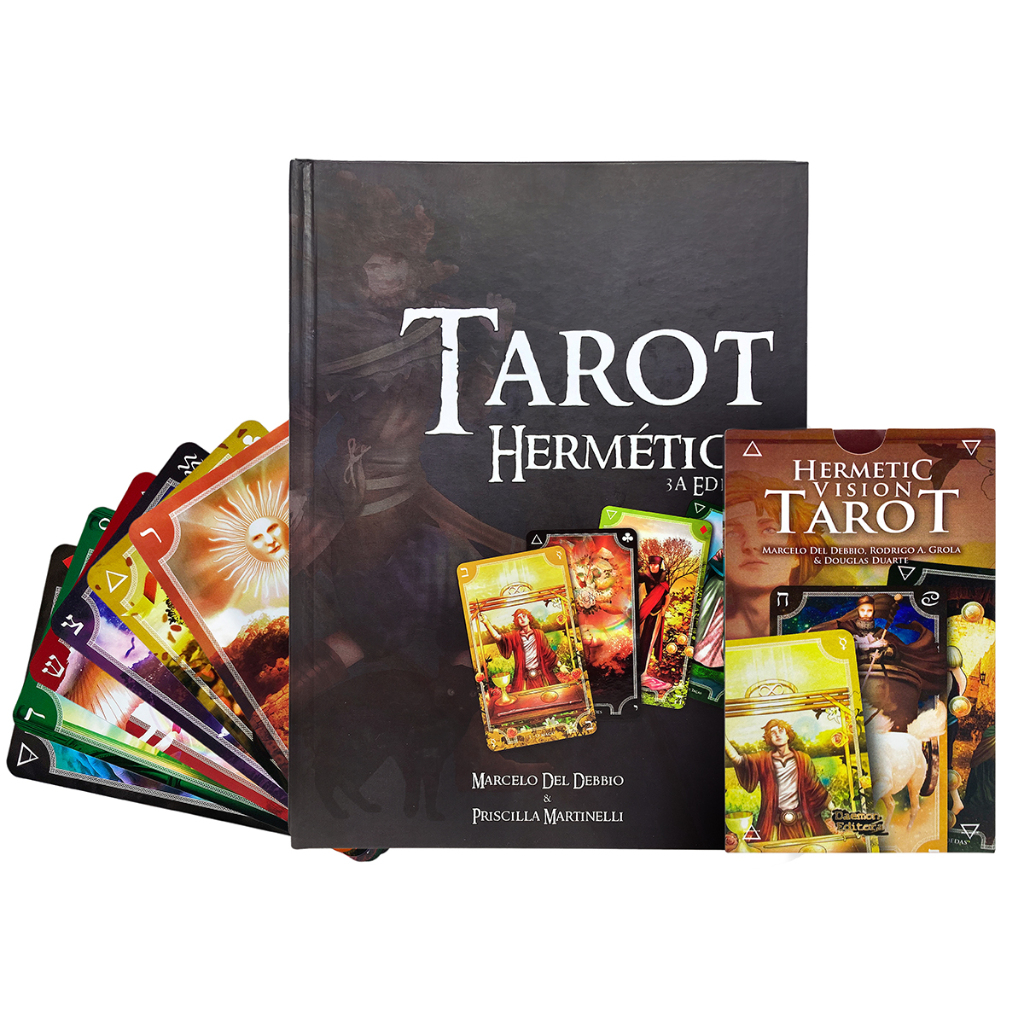 Livro Tarot Hermético + Tarot Hermetic Vision