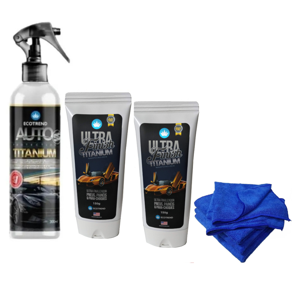 01 Ecotrend Auto Protection Titanium 300ml + 02 Ultra Finish