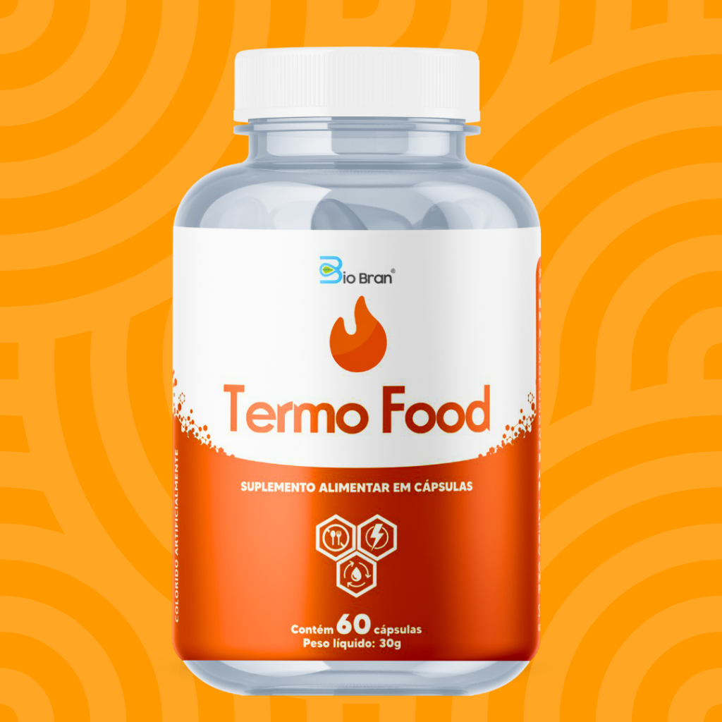 Termo Food - Termogênico Natural e Inibidor de Apetite Sem Cafeína (60 Cápsulas)