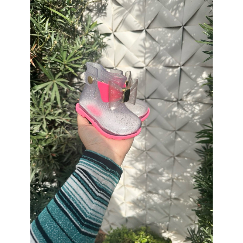 Bota Galocha Infantil Feminina Bebê Menina Impermeável Promoção Galocha Baby