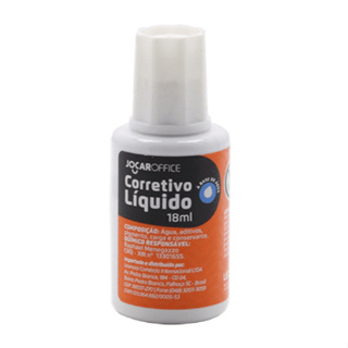 Corretivo Liquido Base De Agua 18Ml - Jocar Office em Oferta na Shopee