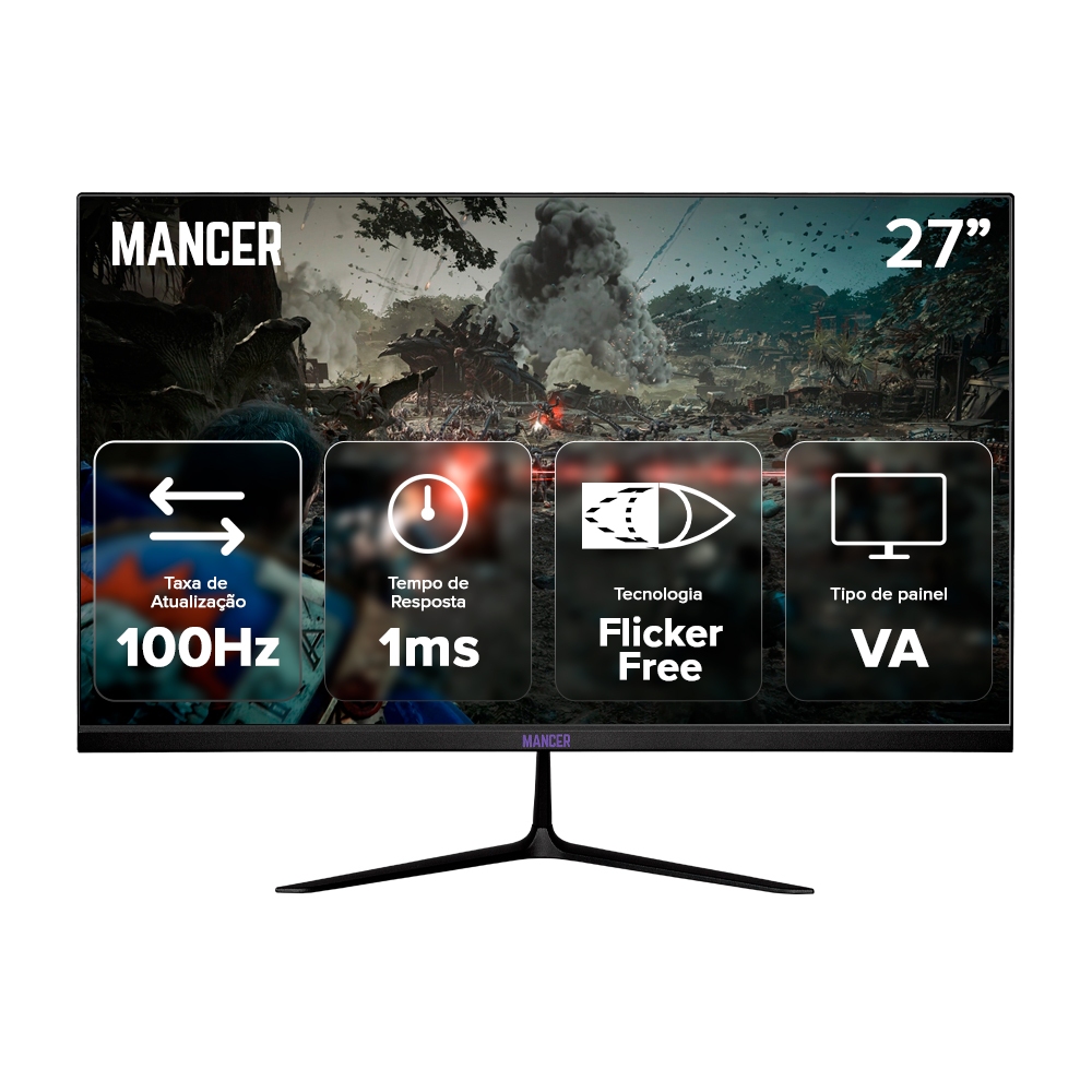 Monitor Gamer Mancer Horizon Z2, 27 Pol, VA, FHD, 100Hz, 1ms, HDMI/VGA, MCR-HZN27-BL2