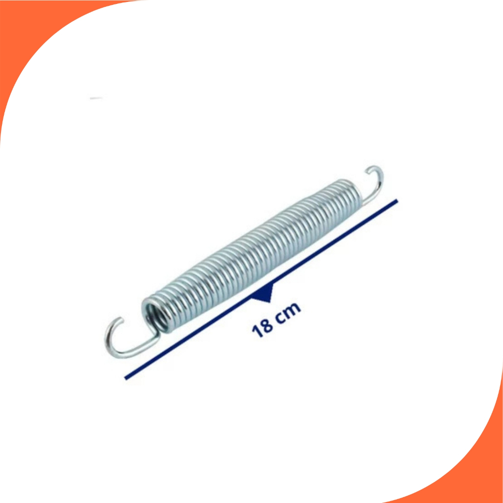 Kit com 1 ou 10 Unidades de mola 18cm p/ Cama elástica, pula pula, Trampolim