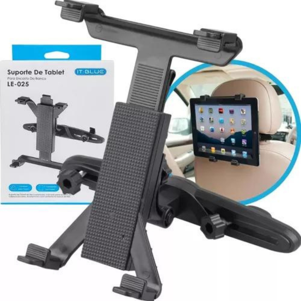 Suporte Tablet iPad Veicular Encosto Cabeça Banco Carro