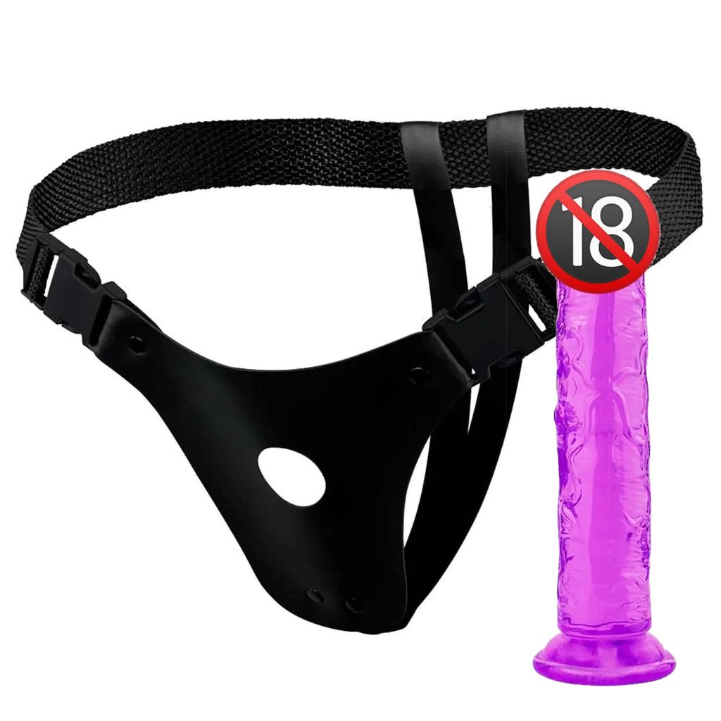 Pênis Em Silicone Maciço com Ventosa + Cintaralho SEX SHOP Produtos em Oferta na Shopee