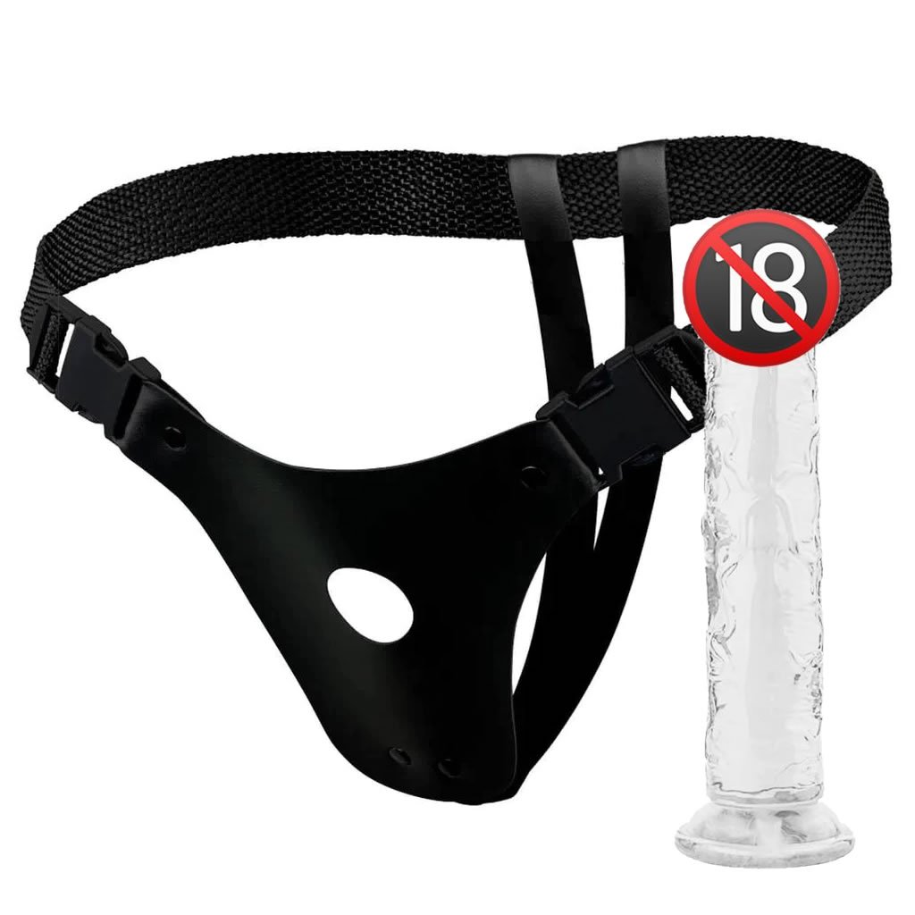 Cinta Peniana com Pênis Realístico Grande em Silicone Maciço com Veias | Sex Shop