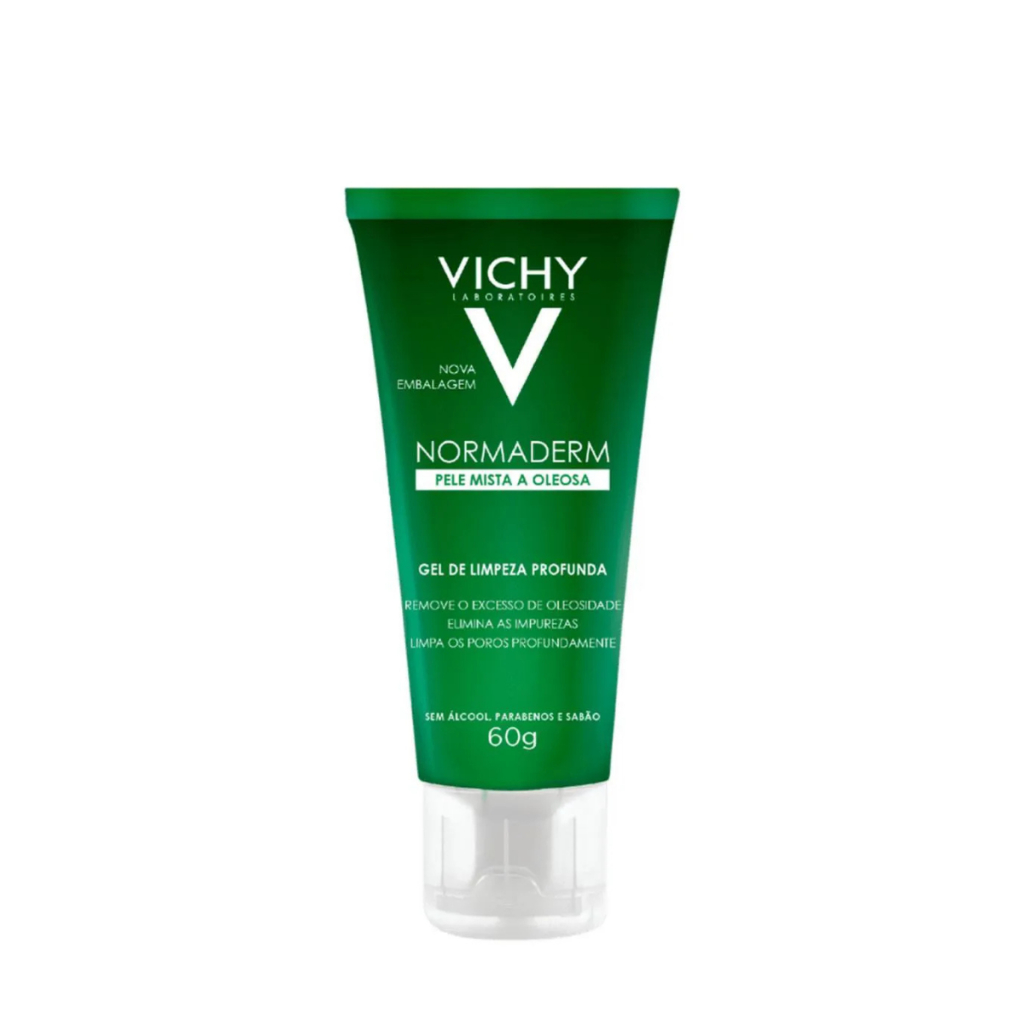Gel De Limpeza Profunda Vichy Normaderm Pele Mista A Oleosa Com 60g - Beauty