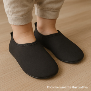 Sapatilha Infantil Meia Antiderrapante Calce Fácil Pantufa Chinelo - DFashion em Oferta na Shopee