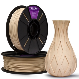 Filamento Pla Pinus Wood Com Madeira - 1kg - Voolt 3D em Oferta na Shopee