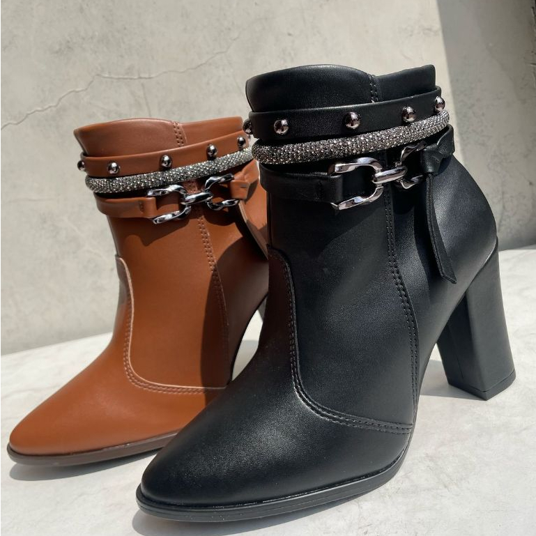 Bota Feminina Cano Curto Beira Rio Fivela Lançamento Original