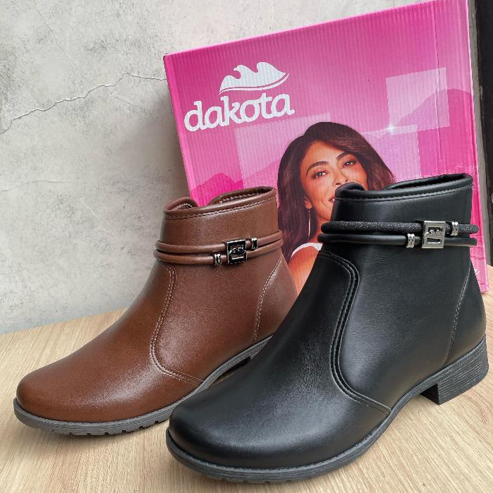 Bota Feminina Casual Cano Curto Lançamento Dakota