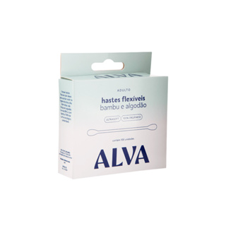 Hastes de Bamboo e Algodão Natural Alva em Oferta na Shopee