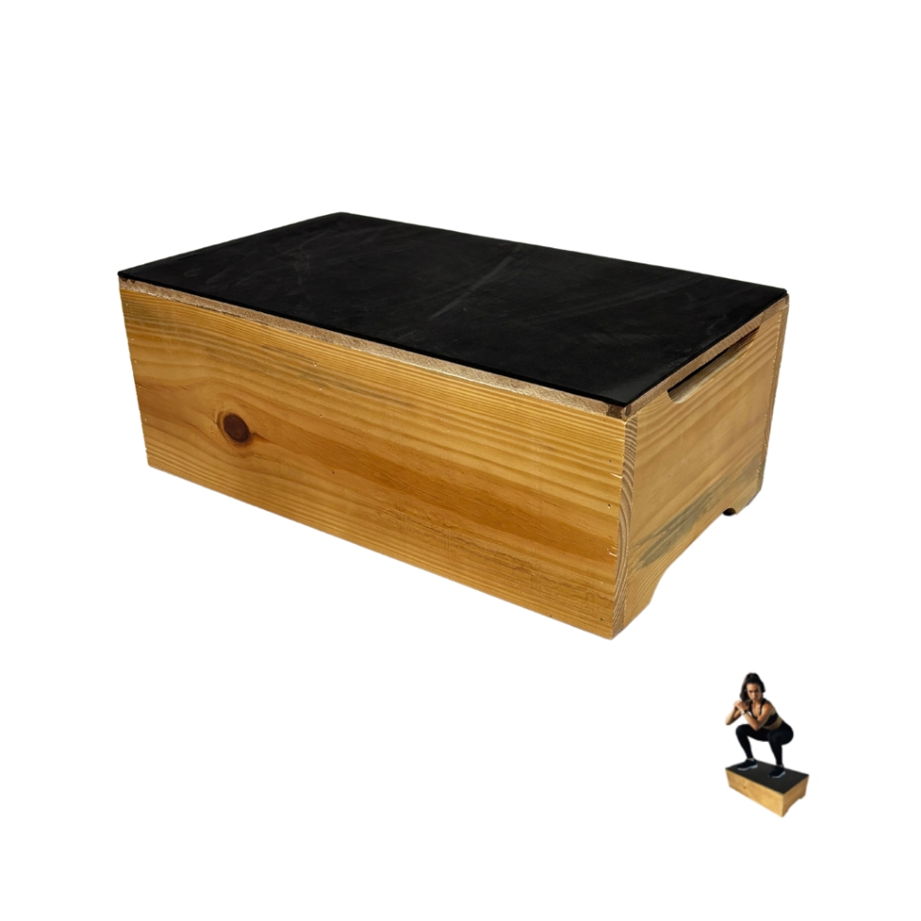 Step Caixote 50x29x20 Madeira Pinus Academia Ginastica