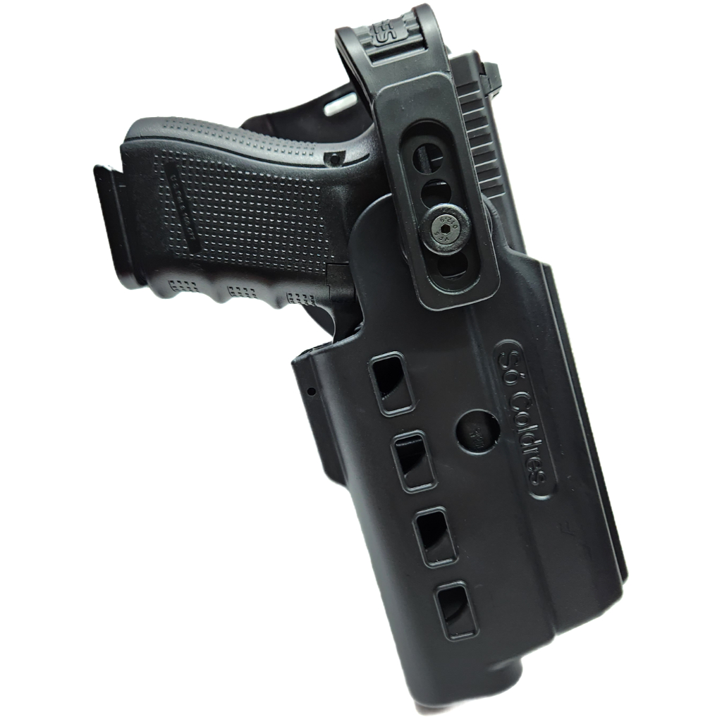 Coldre Externo Polímero Só Coldre p/ Pistolas com Lanterna Universal Glock Taurus em Oferta na Shopee