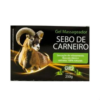 GEL MASSAGEADOR SEBO DE CARNEIRO FLORA PURA 250g em Oferta na Shopee