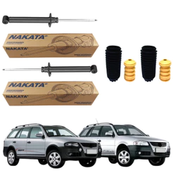 PAR AMORTECEDOR TRASEIRO PARATI SURF TRACK E FIELD TITAN CROSSOVER G3 G4 2001 A 2009 NAKATA + KIT