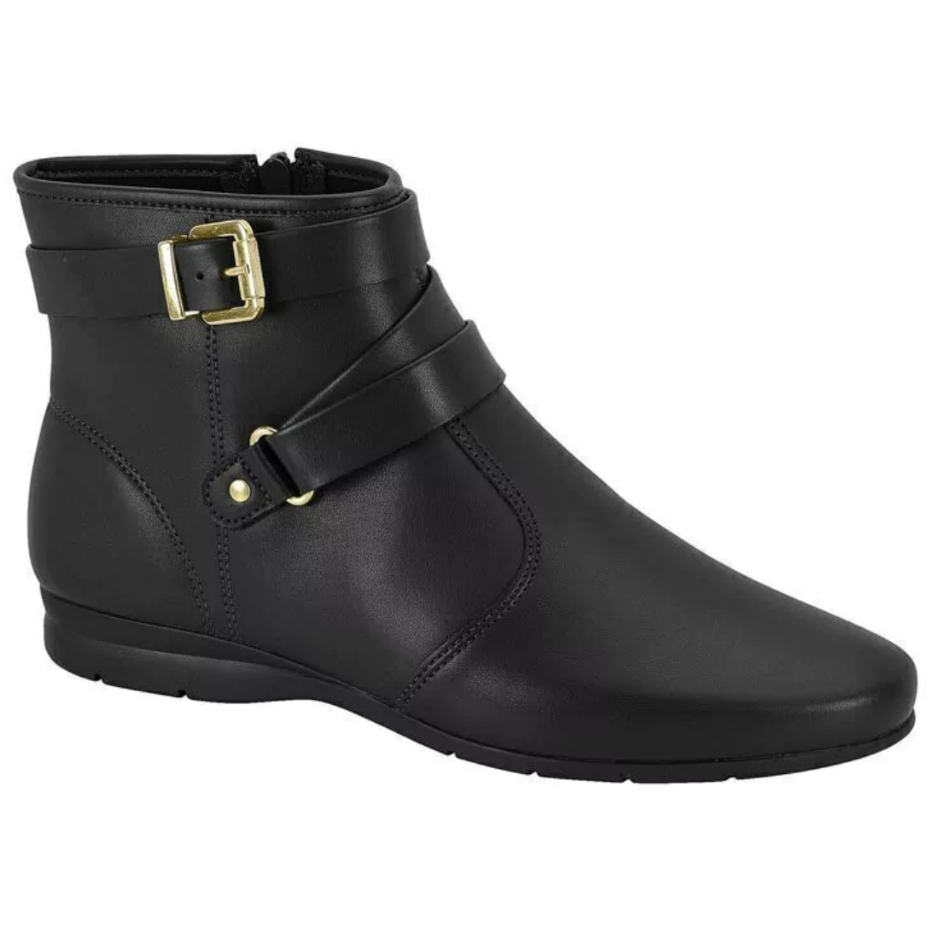 Bota Cano Curto Conforto Fivela Beira Rio Original