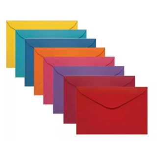 Envelope Colorido 10x15 com 10 Unidades-Envelope de carta-envelope convite em Oferta na Shopee