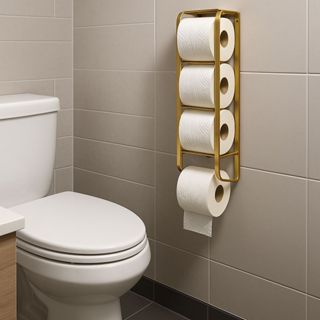 Suporte de Parede para Papel Higiênico - Design Moderno e Prático em Oferta na Shopee