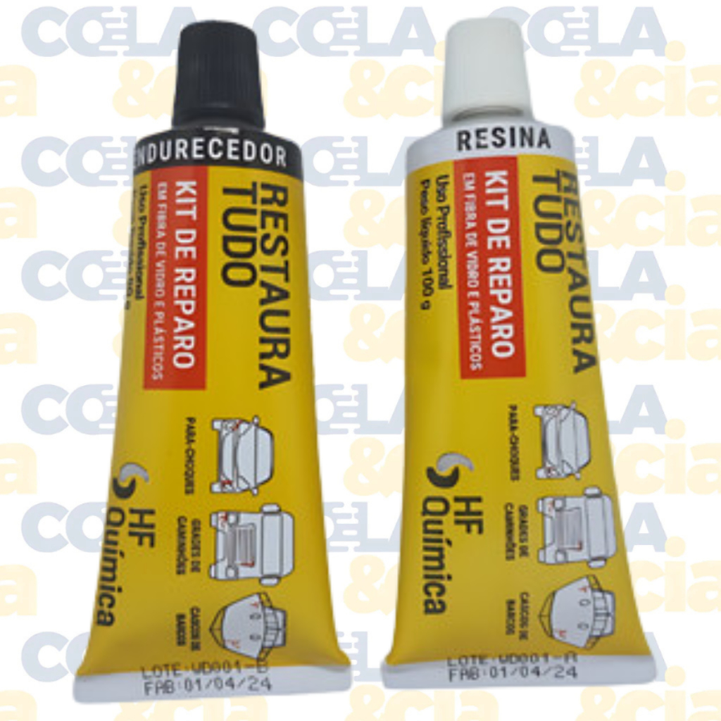 Kit De Reparo Restaura Tudo Reparador De Para Choque, Metais e Madeiras em Oferta na Shopee