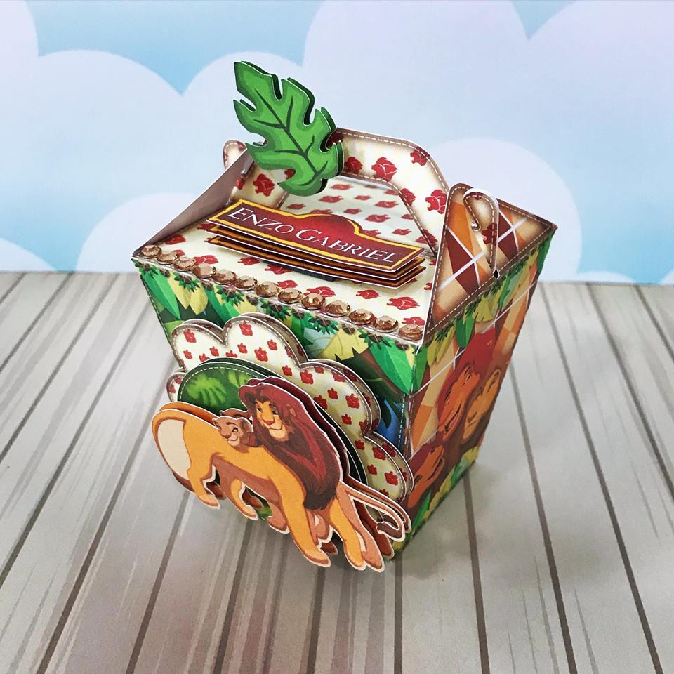 Kit Festa Personalizado A Guarda do Leão - Caixinhas Personalizadas