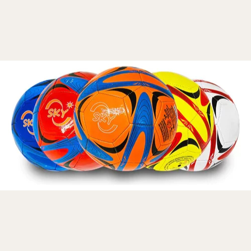 KIT 6 Bola De Futebol Campo N°05 Sortidas Atacado