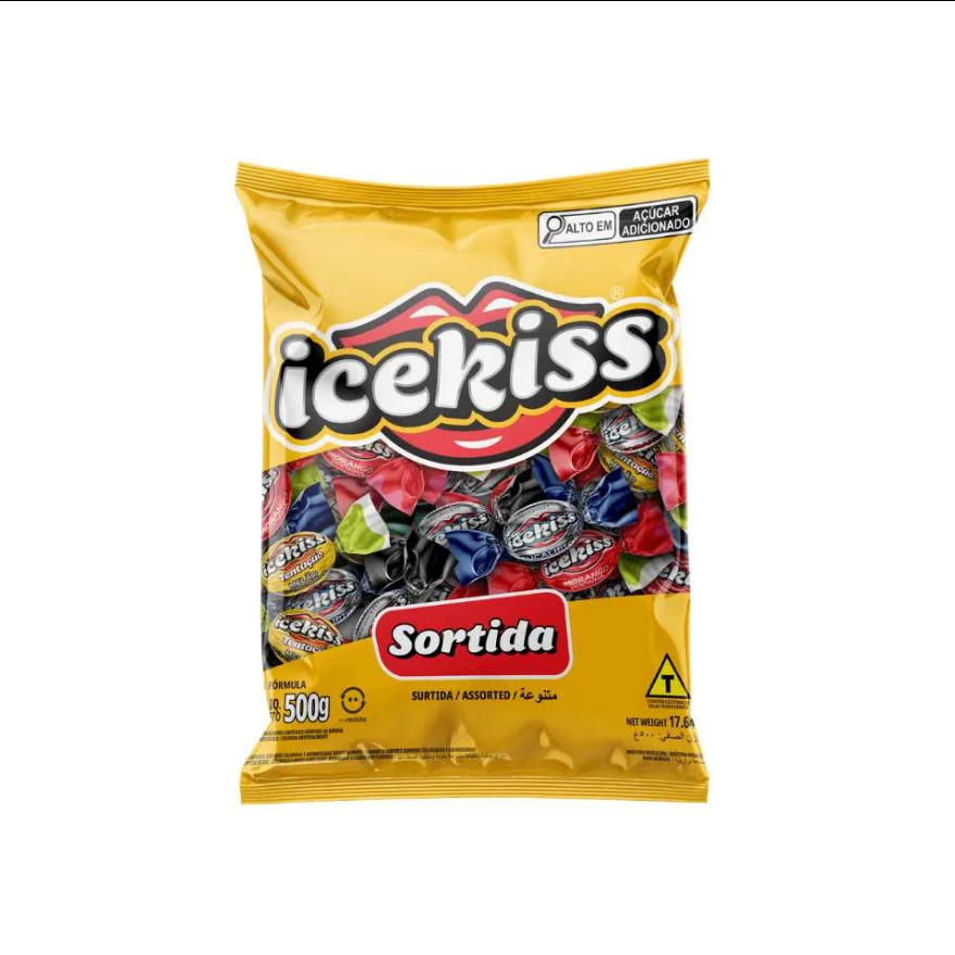 Bala Sortida 500g Icekiss em Oferta na Shopee
