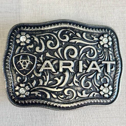 Fivela Ariat envelhecida Premium