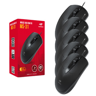 Kit de 5 ou 10 Mouses Usb C/ Fio C3tech 3 Botões Pc Notebook em Oferta na Shopee