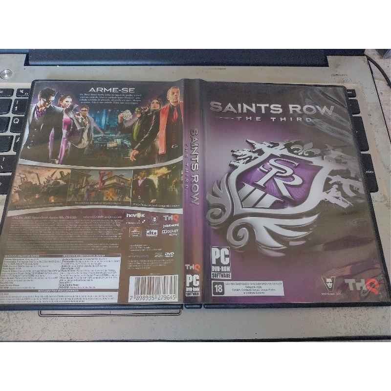 Saints Row The Third - Jogo Para PC Dvd Rom Duplo