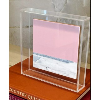 Moldura Acrílica de Mesa – Transparente, Premium, Foto Vertical/Horizontal em Oferta na Shopee