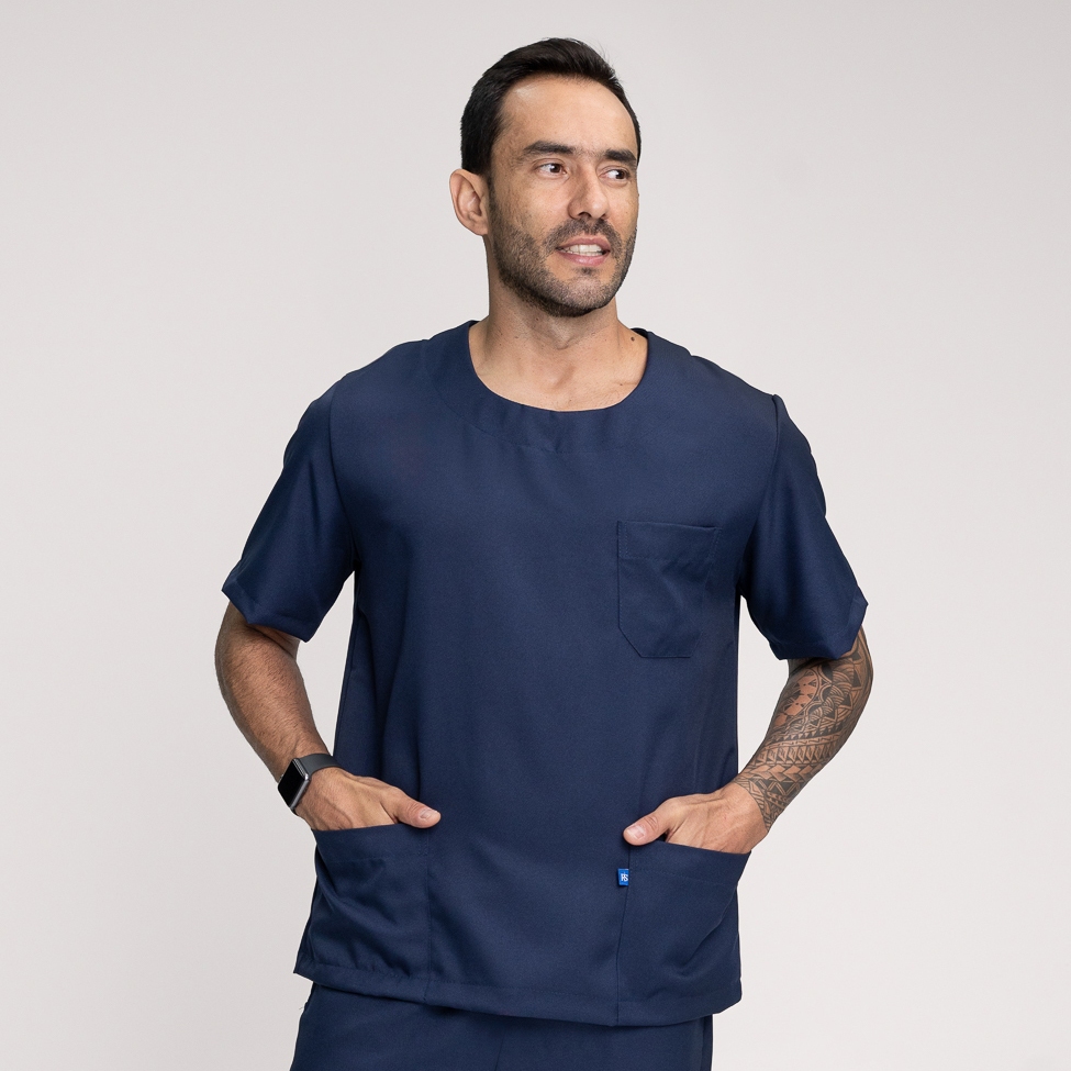 Scrub Conjunto Pijama Cirúrgico Gabardine Conjunto Masculino Gola redonda em Oferta na Shopee