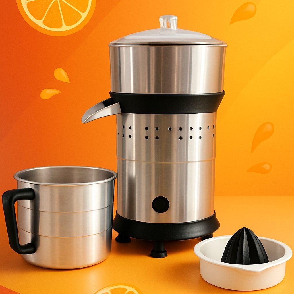 espremedor industrial de frutas sucos 700w com jarra de brinde 3 litros alta rotaçao inox