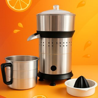 espremedor industrial de frutas sucos 700w com jarra de brinde 3 litros alta rotaçao inox
