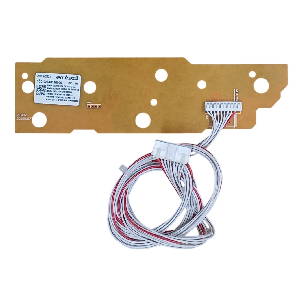 Placa Interface Brastemp Bwc10 / Bwc11 W10605809 (original)