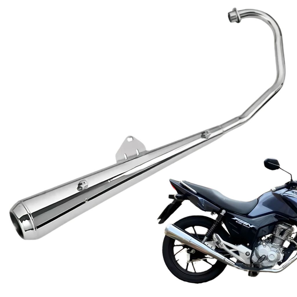Escapamento Estralador Polimet Cg Start Fan Titan 160 - Spare Parts and Accessories for Vehicles
