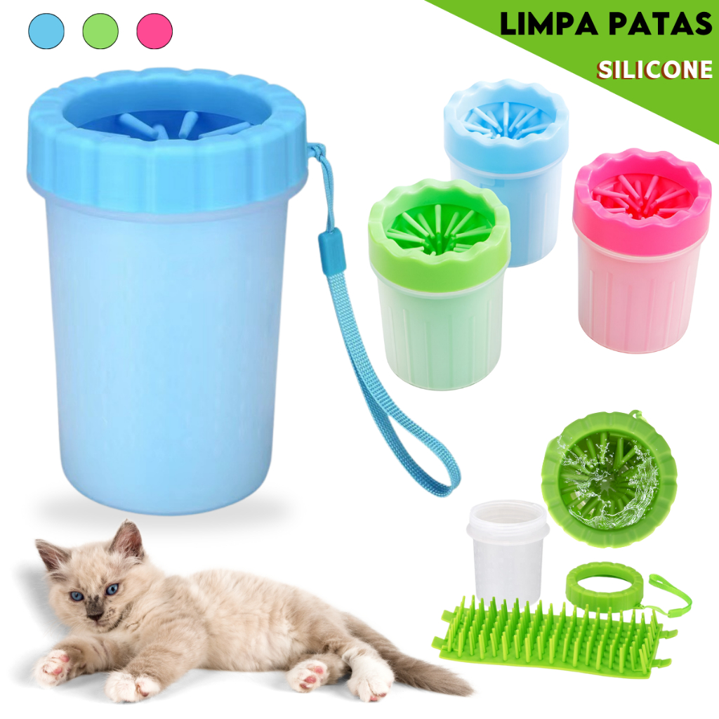 Limpador de Patas em Silicone para Pets - Ideal para Cães e Gatos
