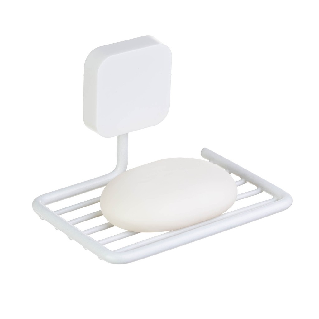 Saboneteira Banheiro Porta Sabão Com adesivo Para Fixação Parede Metaltru em Oferta na Shopee