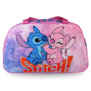Bolsa Sacola Infantil De Viagem Passeio Stitch e Angel em Oferta na Shopee