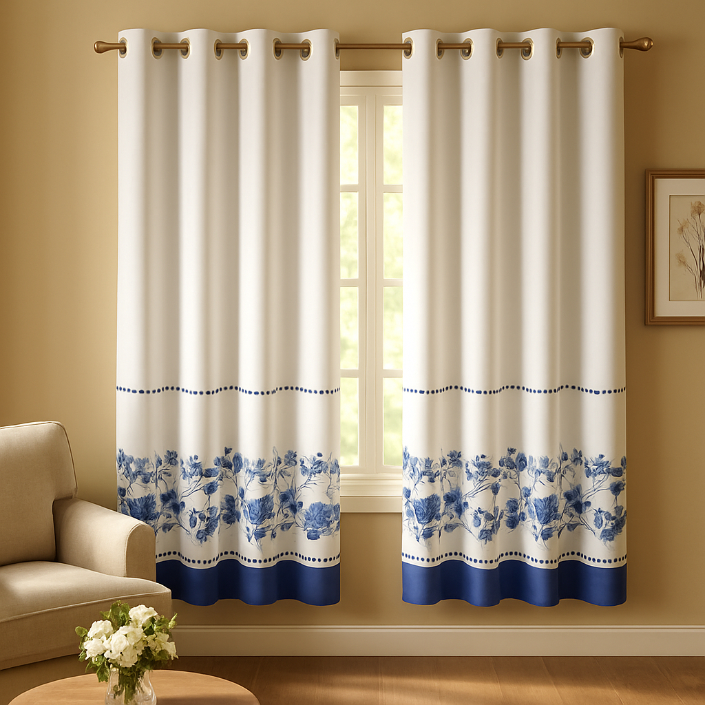 Cortina Estampada 2 00 X 1 50 Para Cozinha