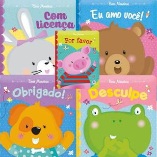 Livro Infantil Cartonado Coleção Boas Maneiras Ciranda Cultural 5 Temas Menor Preço em Oferta na Shopee