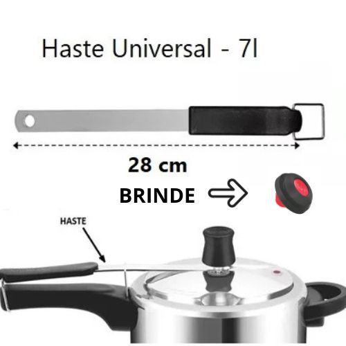 Haste para panela de pressão Universal 7L - 28cm