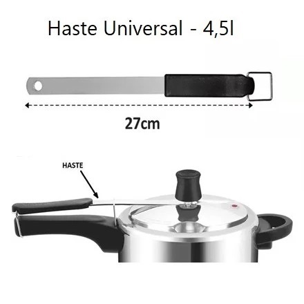 Haste para panela de pressão Universal 4,5L - 27cm