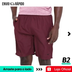 Bermuda Mizuno Tennis Master M 7" Masculina Bordô Original Com Nota Fiscal e Garantia