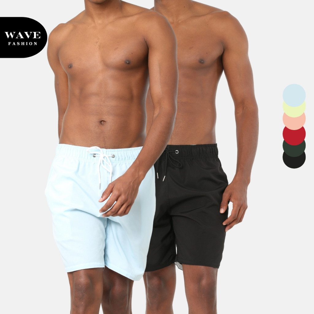 Kit 2 Bermudas Elastano c/ Poliéster Academia Esportes Verao e Casual