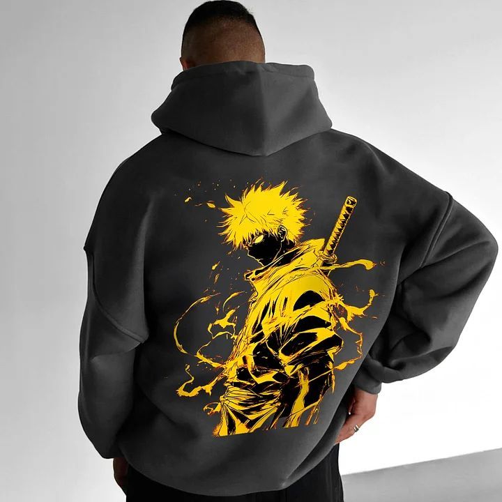 Moletom Capuz AfterSoul | Plus Size | Kakashi | Katana | Ichigo Bleach | Unissex